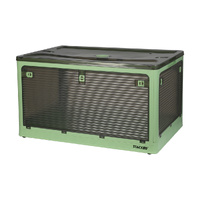 Storage Box Plastic Stackable Container L Green Large - Model-64BCE6