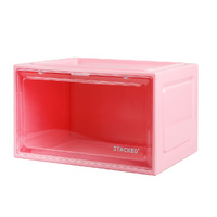 Sneaker Display Case Stackable Pink - Model-F668CE