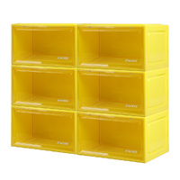 Sneaker Display Case 6x Clear Yellow - Model-1E314F