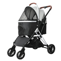 4 Wheels Pet Stroller Dog Cat Pram - Model-FD9091