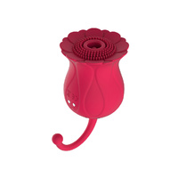 Vibrator Sucking Masturbator Massager Red - Model-176BA5
