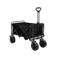 Garden Camping Trolley Outdoor Black - Model-D9B60E