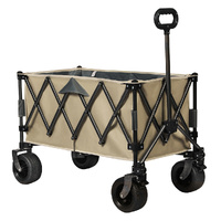 Folding Wagon Cart Khaki - Model-0532BC