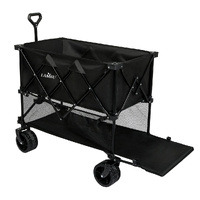 Folding Wagon Cart Double Shelves - Model-61D7DF
