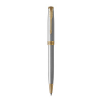 Stainless Steel with Gold Trim