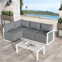 Four-Seat Alfresco Harmony Set  White