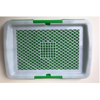 Small Portable Dog Potty Training Tray Pet Puppy Toilet Trays Loo Pad Mat 45x33 cm