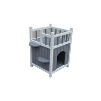 Cat Shelter Condo with Escape Door Rabbit Kitty House Cave