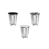 Salina Coffee Table - ClearTop - 45cm Silver