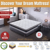 Double Size Pocket Spring Luxury Plush Top 28cm Mattress