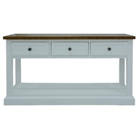 Console Table 140cm32 Drawer Solid Acacia Timber Wood