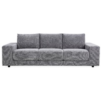 4 Seater Sofa Fabric Uplholstered Lounge Couch - Fog