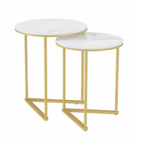 Nala Gold Nested Side Table Set