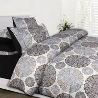 Jake Black Quilt Cover Set Double