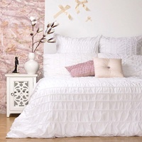 Tuscany White Quilt Cover Set QUEEN