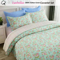 100% Cotton Coverlet Set Isabella Multi - Queen