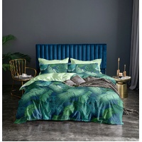 Kalena Leaves Quilt Cover Set - Super King Size