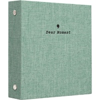 100 Pockets Mini Photo Album - Picture Case for Fujifilm Instax Film 7 8 9 11 12 25 40 50 70 90 Instant Camera & Name Card - Green