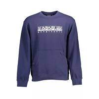 Napapijri Men's Blue Cotton Sweater - M