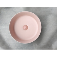 2020 Matte Pink Round 360 mm Dia top counter basin porcelain sink