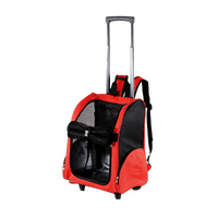 Dog Pet Safety Transport Carrier Backpack Trolley