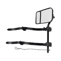 2x Towing Mirrors Pair Clip on Multi Fit Clamp On Towing Caravan 4X4 Trailer