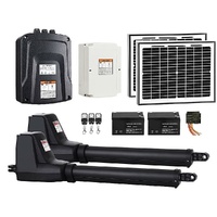 800KG Double Swing Auto Motor Remote Gate Opener with 20W Solar Backup