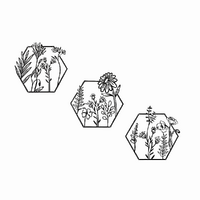3pc Metal Art Wall Décor