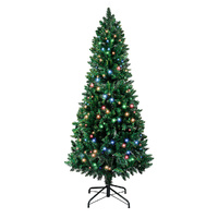 Prelit Slim Pencil Christmas Tree 2.1M - Model-5D9CD6