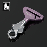 Car Seatbelt Safety Hook - Purple/Silver - Model-B380C1
