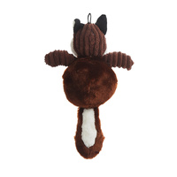 Squeaky Fox Dog Toy (dark) - Model-88CDFF