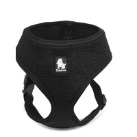 Dog Harness with Steel D Ring - Black, XS - Model-0C5F27