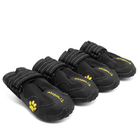 Outdoor Adventure Dog Shoes - Black, Size 3 - Model-767E17