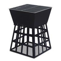 Outdoor Fire Pit for BBQ, Grilling, Cooking, Camping-Portable