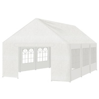 6x6m Outdoor Event Marquee Gazebo Party Wedding Tent - White