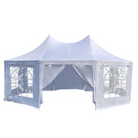 6x4.5m Wedding Gazebo Marquee with Sidewalls