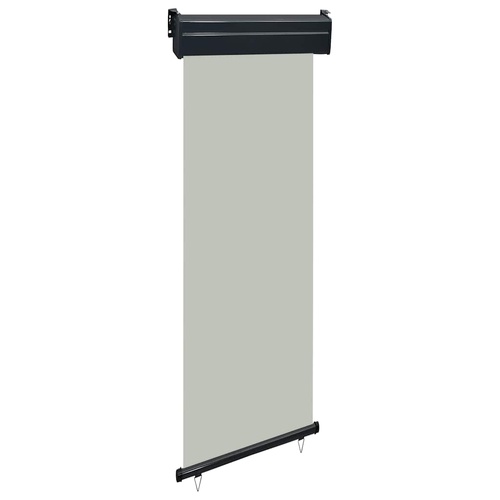 Balcony Side Awning 65x250 cm Grey