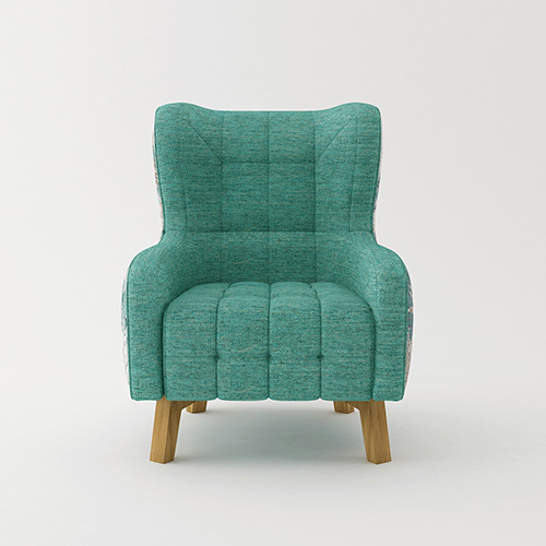 Rose Arm Chair Printing on Back