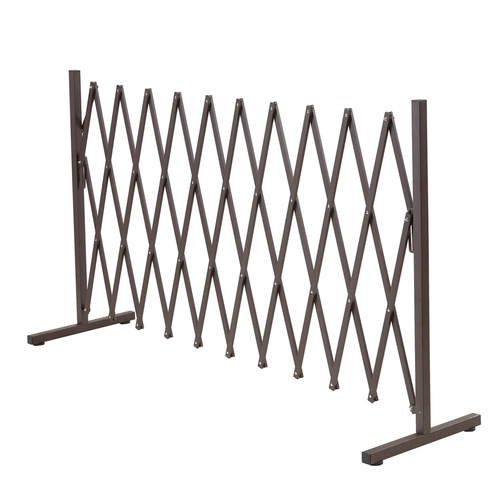 Garden Security Fence Gate Gate Metal Brown - Model-0843AC