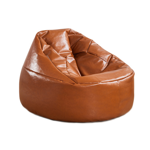 Bean Bag Chair Cover PU Couch Tan - Model-BC3781