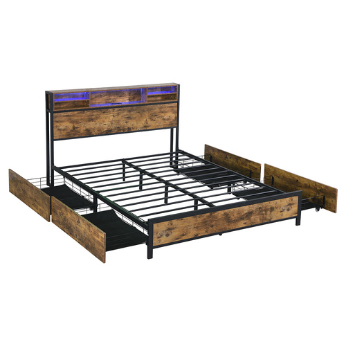 bed frame double - Model-4E3436