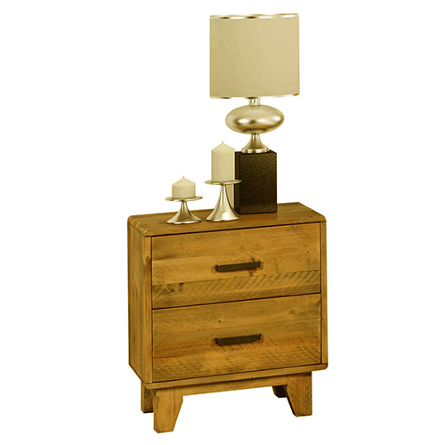 Woodstyle Bedside Table Antique Light Brown
