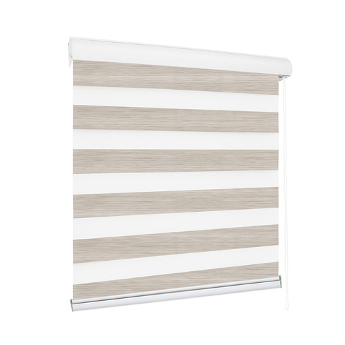 Blackout Zebra Roller Blind Curtains 180x210 Beige - Model-7874BE