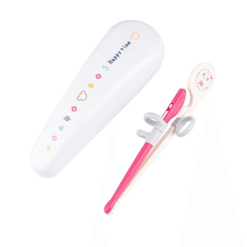Training Chopsticks with Case Pink - Model-6DB532