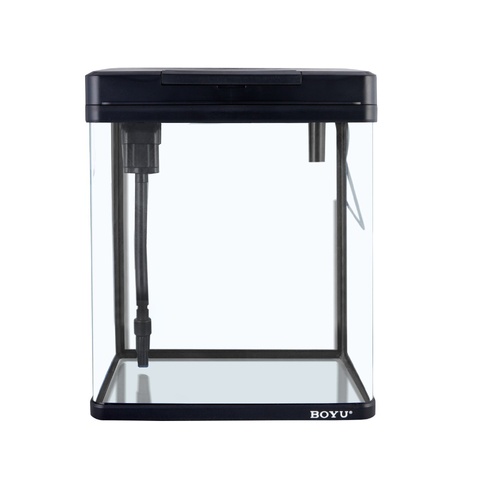 Complete Aquarium Kit With Bio Filter System LED Kit Curved Design