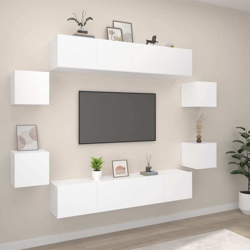 Dorado 8 Piece TV Cabinet Set Engineered Wood