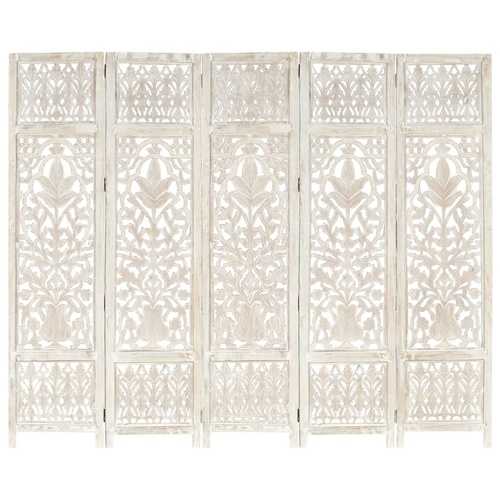 Whittier Hand carved Room Divider 200x165 cm Solid Mango Wood