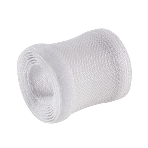 BRATECK Flexible Cable Wrap Sleeve with Hook and Loop Fastener Material Polyester Dimensions