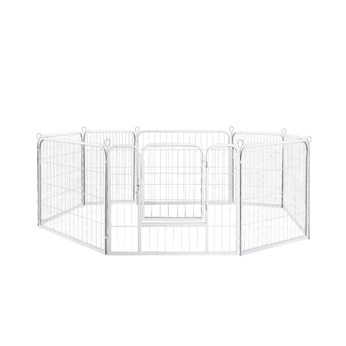 8 Panel Pet Dog Playpen Puppy Exercise Cage Enclosure Fence Metal