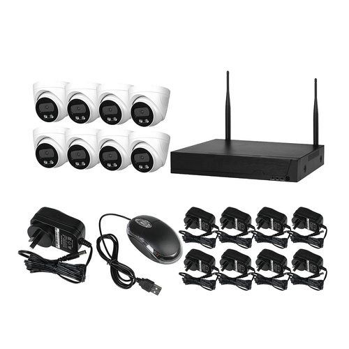 Wireless Security Camera Set System Round - Model-9EC5F5